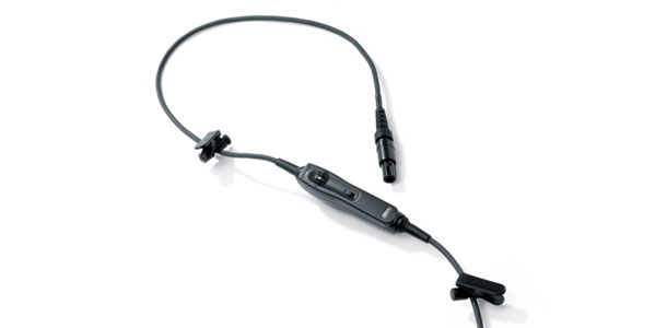 AVIATION HEADSET X® ELECTRET STRAIGHT CORD, 6-PIN CONNECTOR TO AIRCRAFT POWER