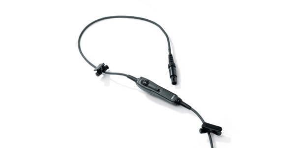 AVIATION HEADSET X® DYNAMIC COILED CORD, 6-PIN CONNECTOR TO AIRCRAFT POWER